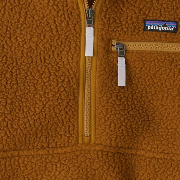 Patagonia Women's Retro Pile Fleece Marsupial Pullover Shelter Brown XS - Picture 2 of 12